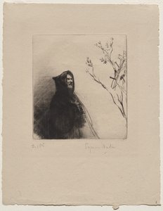 Der betende Mönch - St. Franziskus von Francis Seymour Haden