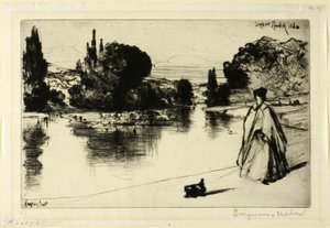Der Treidelpfad von Francis Seymour Haden