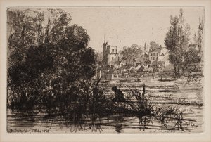Kirche von Twickenham von Francis Seymour Haden
