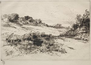 Windmühlenhügel, Nr. 1 von Francis Seymour Haden
