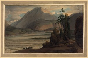 Im Tal der Bündner, 1781 von Francis Towne