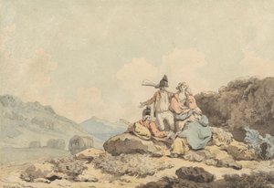 Soldaten und Landfrauen von Francis Wheatley
