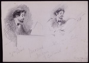 Porträt von Arnold Dolmetsch von Francis Wilfred Lawson