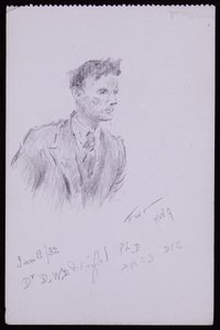Porträt von Dr. DWD Wright von Francis Wilfred Lawson