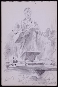 Porträt von Francis Newbolt von Francis Wilfred Lawson