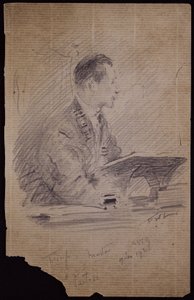 Porträt von Francis Troup von Francis Wilfred Lawson