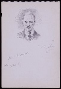 Porträt von Frederick Lessore von Francis Wilfred Lawson