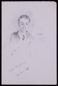 Porträt von Hope Bagenal von Francis Wilfred Lawson