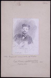 Porträt von Karl Krall von Francis Wilfred Lawson