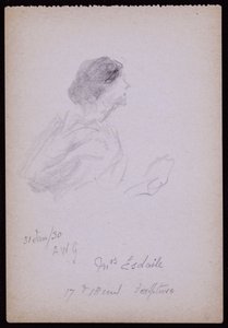 Porträt von Mrs Arundel Esdaile von Francis Wilfred Lawson