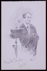 Porträt von R Minton Taylor von Francis Wilfred Lawson