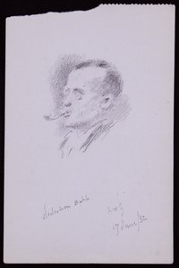 Porträt von S Nicholson Babb von Francis Wilfred Lawson