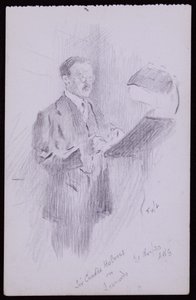 Porträt von Sir Charles Holmes von Francis Wilfred Lawson