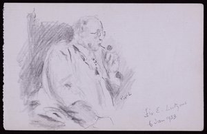 Porträt von Sir Edwin Lutyens von Francis Wilfred Lawson