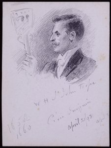 Porträt von WH St John Hope von Francis Wilfred Lawson