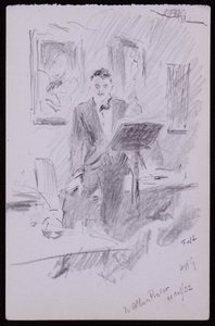 Porträt von W Allan Pictor von Francis Wilfred Lawson