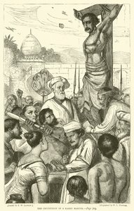 Die Kreuzigung eines Karen-Märtyrers von Francis Wilfred Lawson
