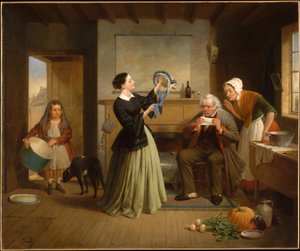Der neue Hut von Francis William Edmonds