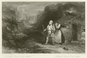 Hamish Bean und seine Mutter von Francis William Topham