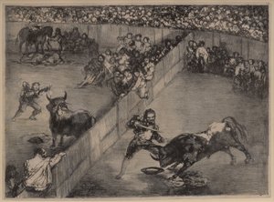 Stierkampf in einem geteilten Ring von Francisco de Goya