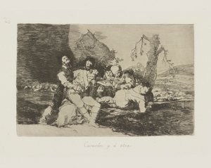 Heilt sie, und weiter zur nächsten, pl. 20 aus der Serie Los desastres de la guerra
