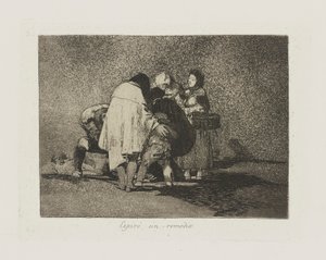 Es gab nichts zu tun und er starb, pl. 53 aus der Serie Die Schrecken des Krieges