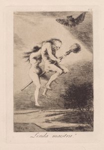 Hübsche Lehrerin!, pl. 68 aus der Serie Los caprichos