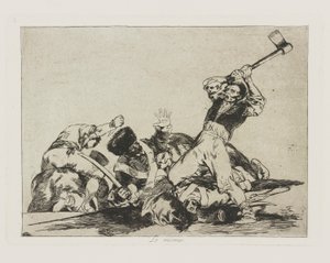 Dasselbe, Platte 3 aus der Serie Los desastres de la guerra (Die Schrecken des Krieges) von Francisco de Goya