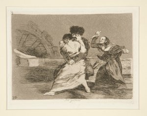 No quieren [sic] (Sie wollen nicht) von Francisco de Goya