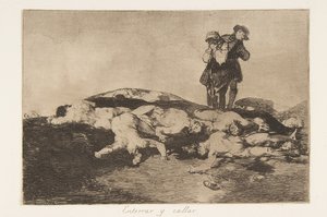 Blatt 18 aus Die Schrecken des Krieges: Begräbnis, 1810-20, veröffentlicht 1863