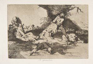 Tafel 16 aus Die Schrecken des Krieges: T..., 1810 veröffentlicht 1863 von Francisco de Goya
