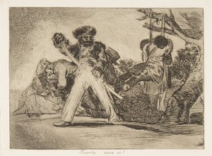 Blatt 31 aus Die Schrecken des Krieges: Das..., 1810 veröffentlicht 1863 von Francisco de Goya