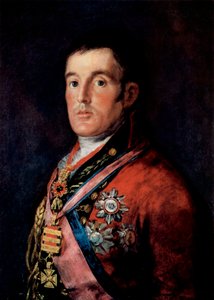 Porträt von Feldmarschall Arthur Wellesley, 1. Herzog von Wellington, um 1814 von Francisco de Goya