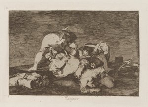 Tampoco (Auch diese nicht), pl. 10 aus der Serie Los desastres de la guerra (Die Schrecken des Krieges)