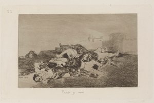 Tanto y mas, Platte 22 aus Los desastres de la guerra