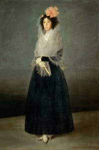 Porträt der Gräfin del Carpio, Marquesa de la Solana 1757-1795, ca. 1794 von Francisco Goya de