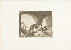 Bitter, anwesend zu sein, Platte 13 aus Die Schrecken des Krieges von Francisco Jose de Goya y Lucientes