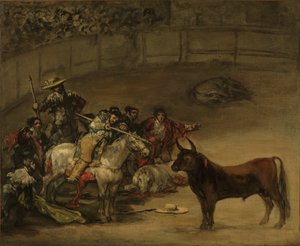 Stierkampf, Suerte de Varas von Francisco de Goya