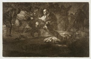 Dios los cria y ellos se juntan (Los Proverbios 18) von Francisco Jose de Goya y Lucientes