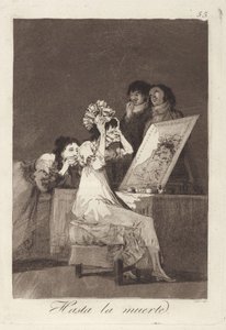 Bis zum Tod, Platte 55 aus Los Caprichos von Francisco Jose de Goya y Lucientes