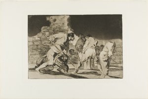Es ist erstaunlich - und wir wurden von Gott gemacht, Platte sechs aus Los Proverbios von Francisco Jose de Goya y Lucientes