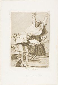 Es ist Zeit, Platte 80 aus Los Caprichos von Francisco Jose de Goya y Lucientes
