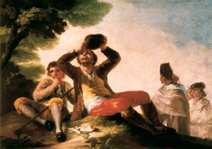 Der Trinker von Francisco Jose de Goya y Lucientes