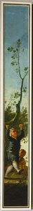 Kleiner Junge und ein Baum von Francisco Jose de Goya y Lucientes