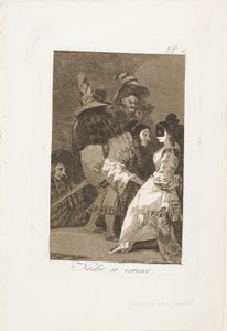 Niemand kennt sich selbst, Platte sechs aus Los Caprichos von Francisco Jose de Goya y Lucientes