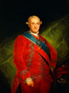 Porträt von Karl IV. von Bourbon (Portici) von Francisco Jose de Goya y Lucientes