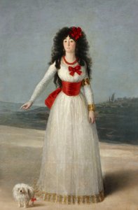 Porträt von Maria Cayetana de Silva (1762-1802), Herzogin von Alba