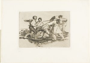 Zu Recht oder zu Unrecht, Platte zwei aus Die Schrecken des Krieges von Francisco Jose de Goya y Lucientes