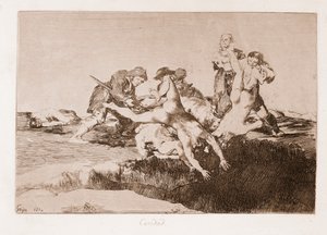 Die Schrecken des Krieges: Barmherzigkeit (Gravur nach Zeichnung)