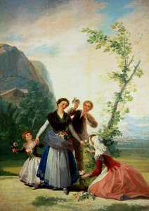 Die Floristen oder Frühling von Francisco de Goya